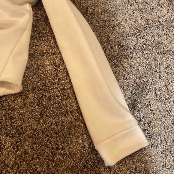 CREAM ARDENE CROP HOODIE - Picture 5 of 8